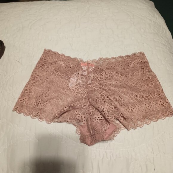 NEW Women's All Over Lace Cheeky Underwear - Auden Mauve XS - Picture 2 of 5